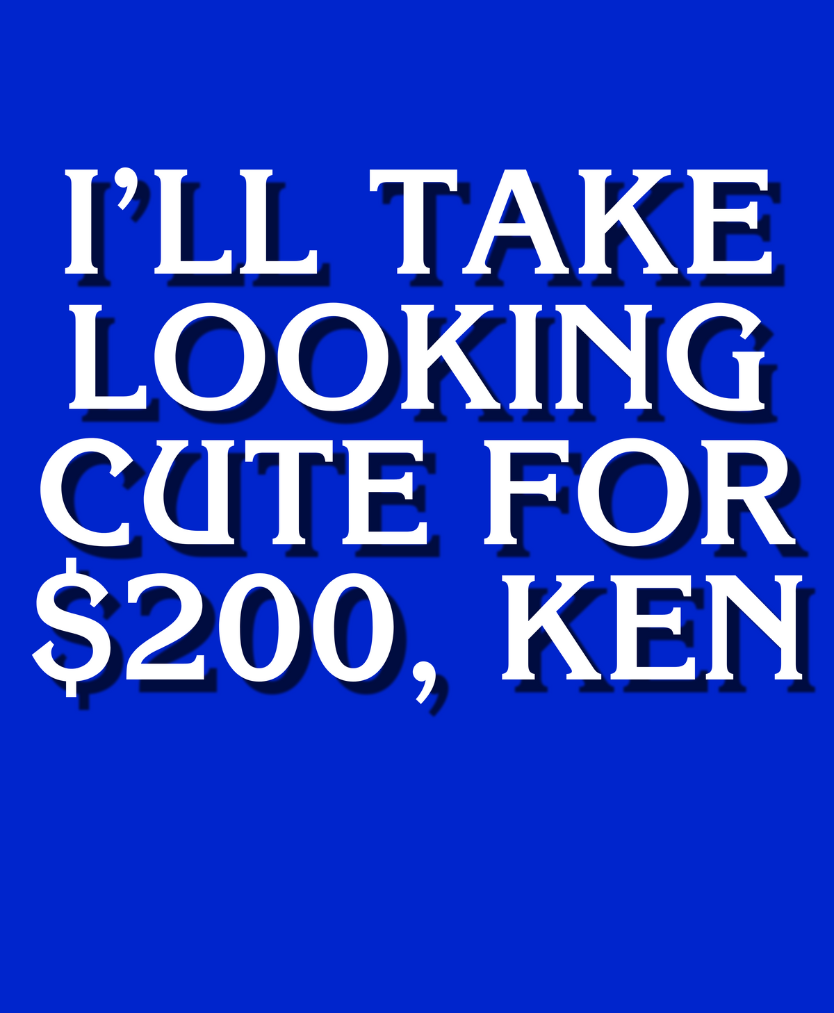 Jeopardy Cuteness